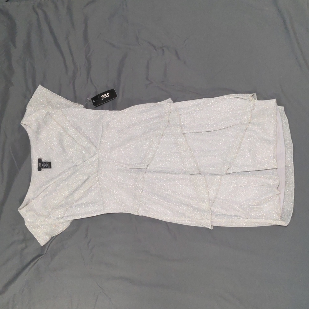 NWT, J.B.S - Silver Dress